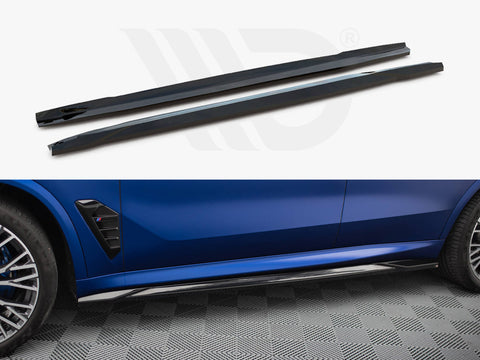 BMW X5 M-Pack G05 Facelift Side Skirts Diffusers V.1 - Maxton Design