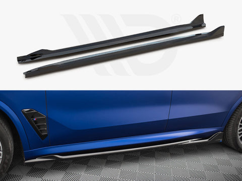 BMW X5 M-Pack G05 Facelift Side Skirts Diffusers V.2 - Maxton Design