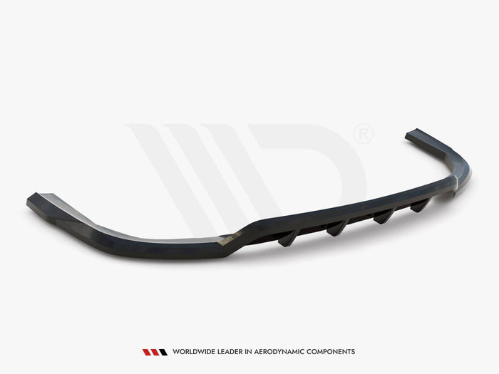 BMW X5 M-Pack G05 Facelift Central Rear Splitter (Vertical Bars) V.1 - Maxton Design