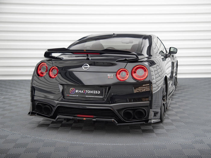 Nissan GTR R35 Facelift Rear Side Splitters - Maxton Design