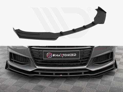 Maxton Design - Street PRO Front Splitter + Flaps Audi TT S / S-Line 8S