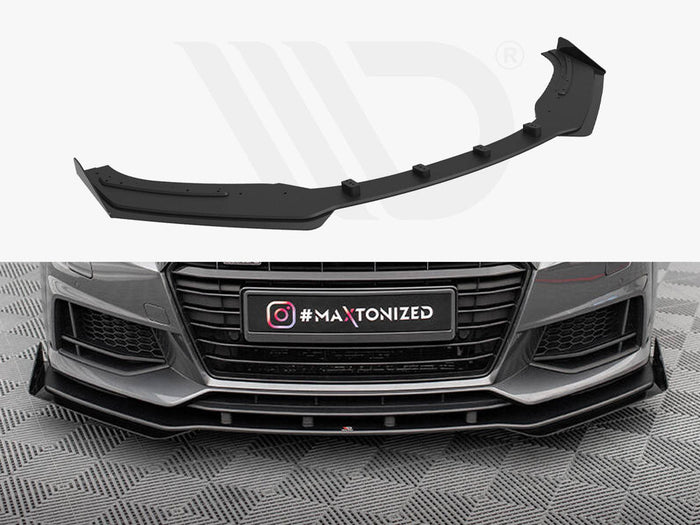 Maxton Design - Street PRO Front Splitter + Flaps Audi TT S / S-Line 8S