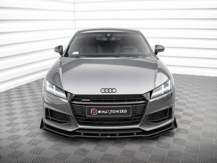 Maxton Design - STREET PRO FRONT SPLITTER + FLAPS AUDI TT S / S-LINE 8S