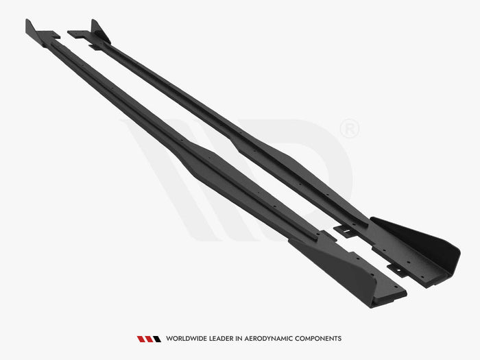 Maxton Design - STREET PRO SIDE SKIRTS DIFFUSERS + FLAPS AUDI TT S / S-LINE 8S