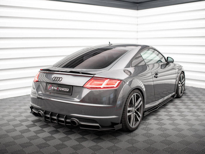 Maxton Design - STREET PRO REAR SIDE SPLITTERS + FLAPS AUDI TT S-LINE 8S
