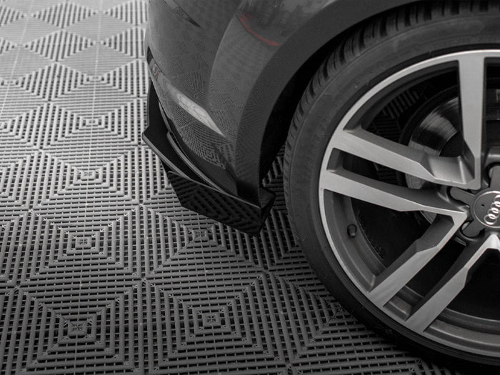 Maxton Design - STREET PRO REAR SIDE SPLITTERS + FLAPS AUDI TT S-LINE 8S