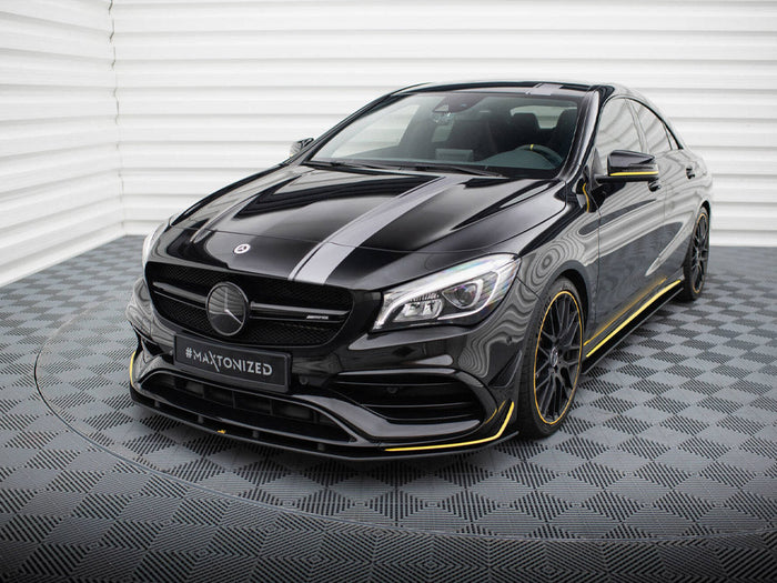 Maxton Design - STREET PRO FRONT SPLITTER MERCEDES-AMG CLA 45 AERO C117 FACELIFT