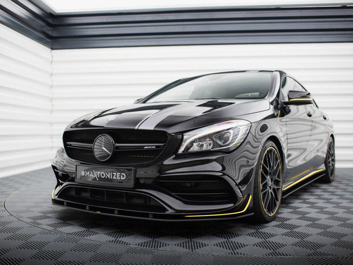 Maxton Design - STREET PRO FRONT SPLITTER MERCEDES-AMG CLA 45 AERO C117 FACELIFT