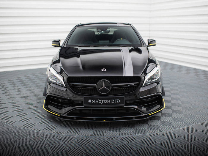 Maxton Design - STREET PRO FRONT SPLITTER MERCEDES-AMG CLA 45 AERO C117 FACELIFT