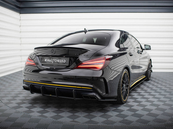 Maxton Design - STREET PRO REAR SIDE SPLITTERS MERCEDES-AMG CLA 45 C117 FACELIFT