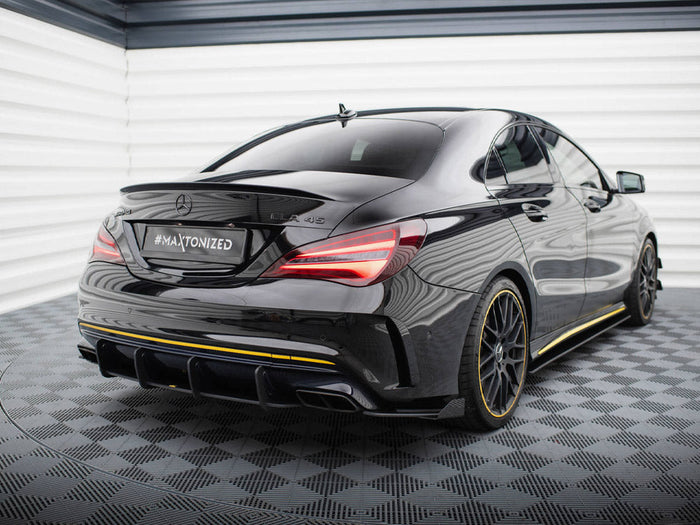 Maxton Design - Street Pro Rear Side Splitters + Flaps Mercedes-AMG CLA 45 C117 Facelift