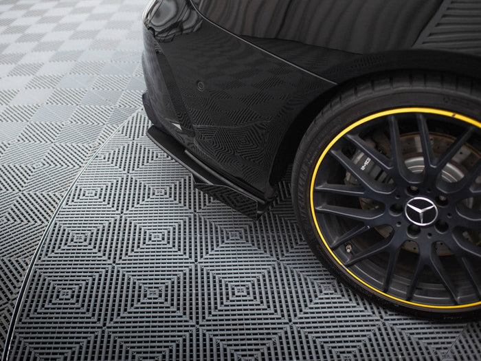 Maxton Design - Street Pro Rear Side Splitters + Flaps Mercedes-AMG CLA 45 C117 Facelift