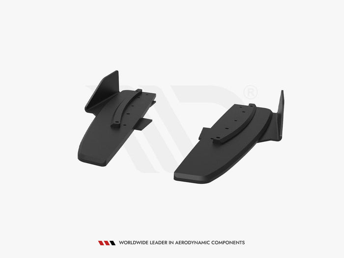 Maxton Design - Street Pro Rear Side Splitters + Flaps Mercedes-AMG CLA 45 C117 Facelift