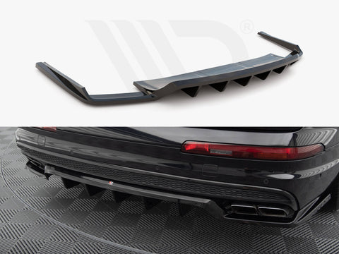 Audi SQ7 Mk2 Central Rear Splitter (Vertical Bars) - Maxton Design