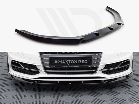 Audi S3 / A3 S-Line Sportback / Hatchback 8V Front Splitter V.2 - Maxton Design