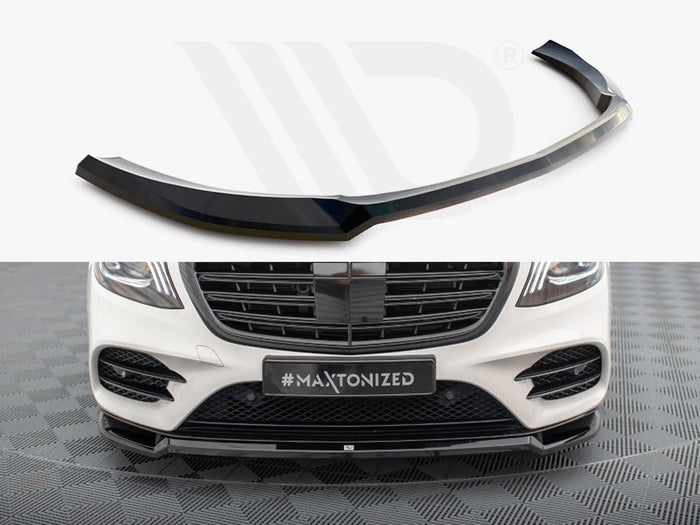 Front Splitter V.1 Mercedes-Benz S AMG-Line W222 Facelift - Maxton Design