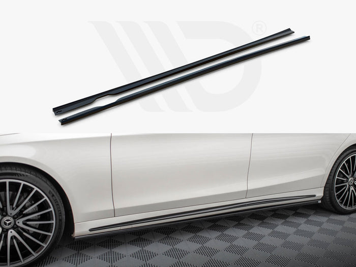Side Skirts Diffusers V.2 Mercedes-Benz S AMG-Line W222 - Maxton Design