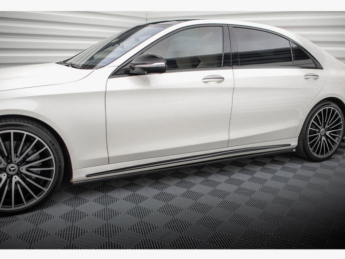 Side Skirts Diffusers V.2 Mercedes-Benz S AMG-Line W222 - Maxton Design