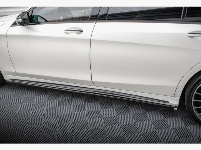 Side Skirts Diffusers V.2 Mercedes-Benz S AMG-Line W222 - Maxton Design