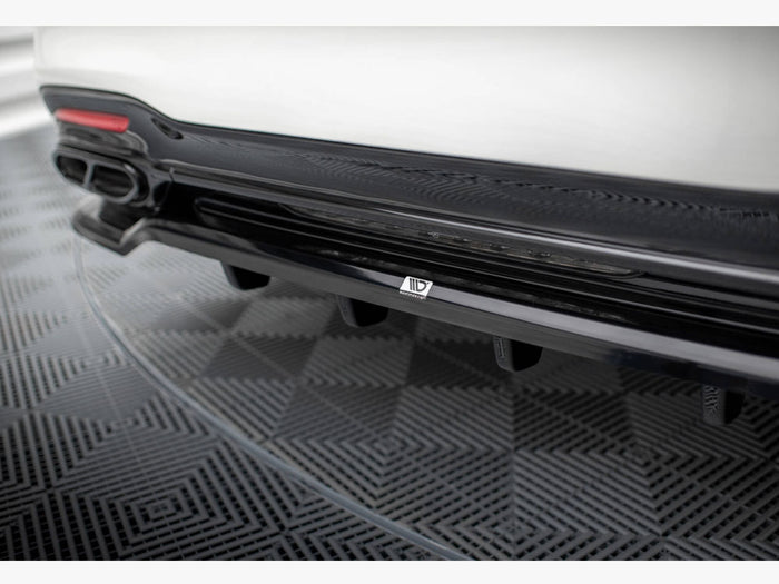 Rear Splitter (Vertical Bars) Mercedes-Benz S AMG-Line W222 Facelift - Maxton Design