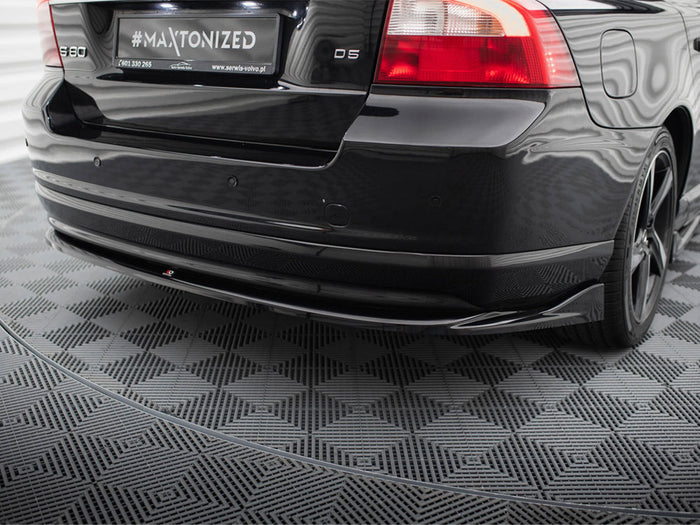Volvo S80 Mk2 Central Rear Splitter - Maxton Design