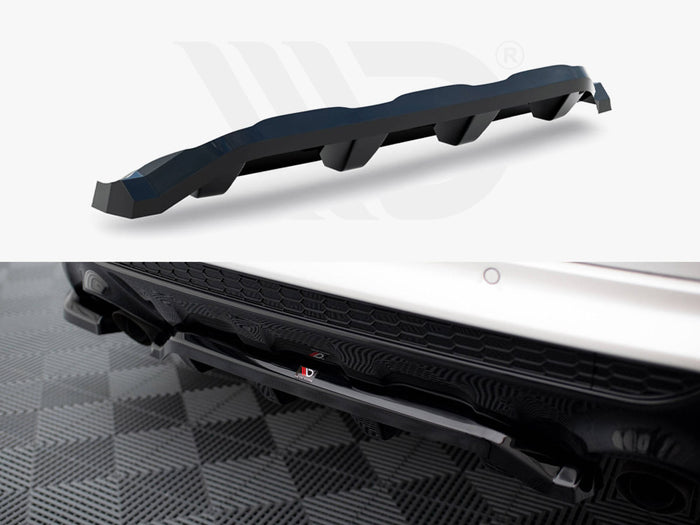 Ford Kuga ST-Line Mk2 Central Rear Splitter (Vertical Bars) - Maxton Design