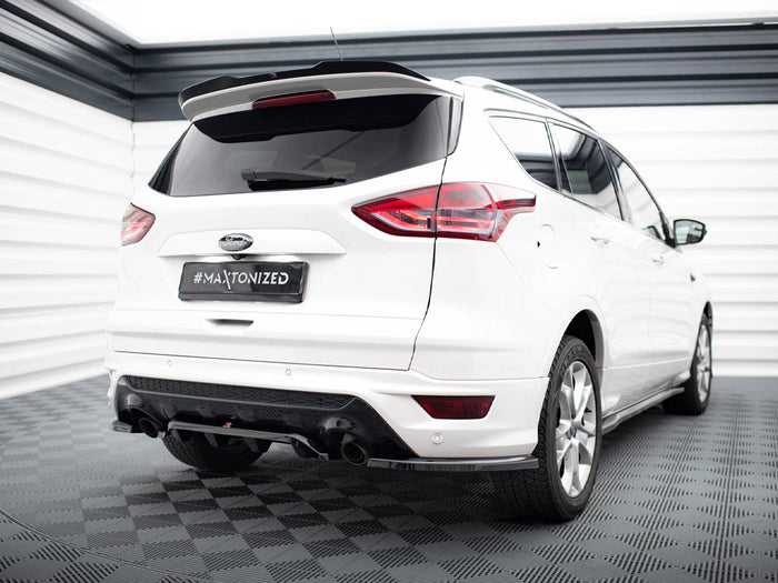 Ford Kuga ST-Line Mk2 Central Rear Splitter (Vertical Bars) - Maxton Design