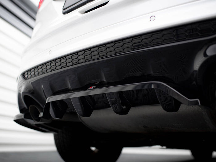 Ford Kuga ST-Line Mk2 Central Rear Splitter (Vertical Bars) - Maxton Design