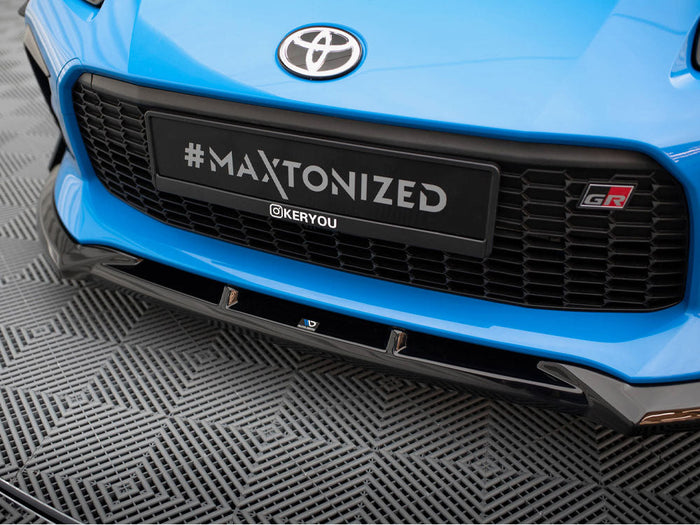Maxton Design - Front Splitter V.1 + Flaps Toyota GR86 Mk1