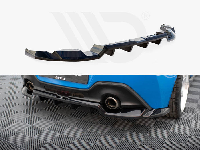Toyota GR86 Mk1 Rear Splitter (Vertical Bars) V.1 - Maxton Design