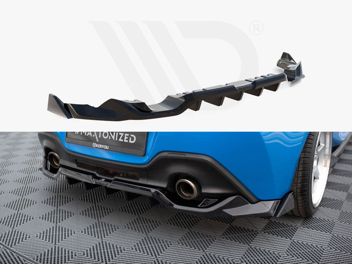 Toyota GR86 Mk1 Rear Splitter (Vertical Bars) V.3 - Maxton Design