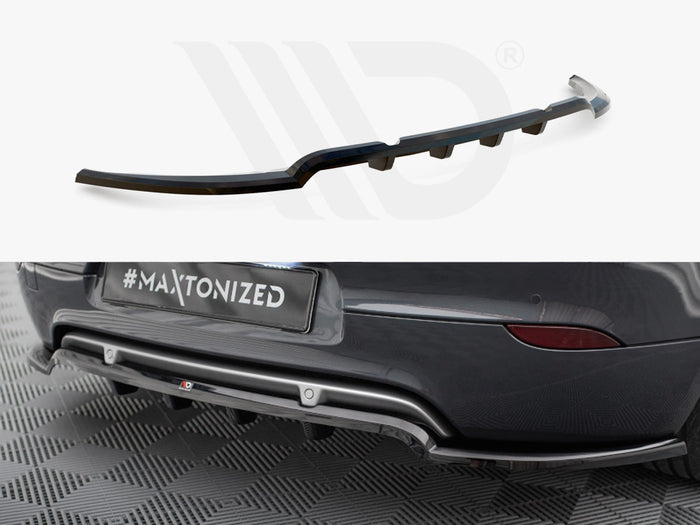 Renault Megane GT Mk3 Facelift Rear Splitter (Vertical Bars) - Maxton Design