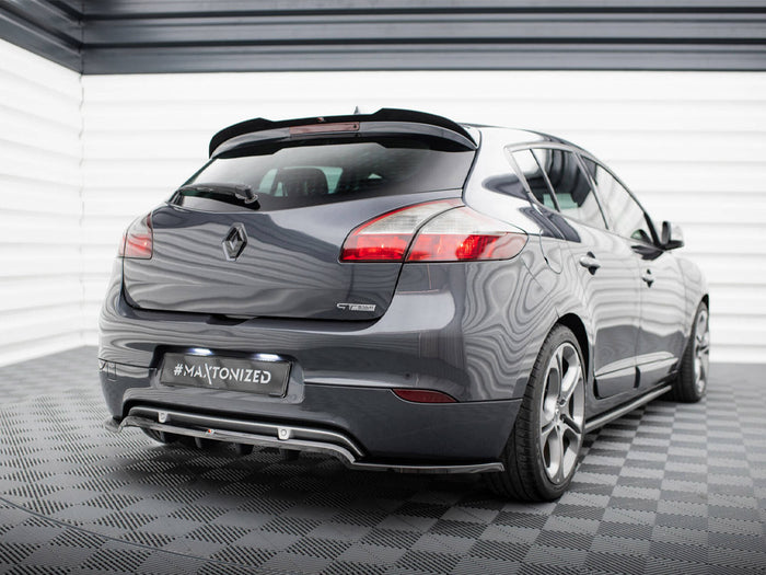 Renault Megane GT Mk3 Facelift Rear Splitter (Vertical Bars) - Maxton Design