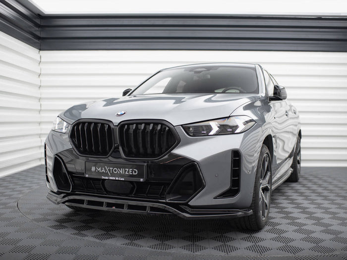 BMW X6 M-Pack G06 Facelift Front Splitter V.1 - Maxton Design