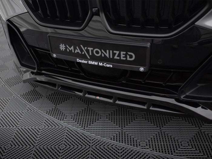 BMW X6 M-Pack G06 Facelift Front Splitter V.1 - Maxton Design