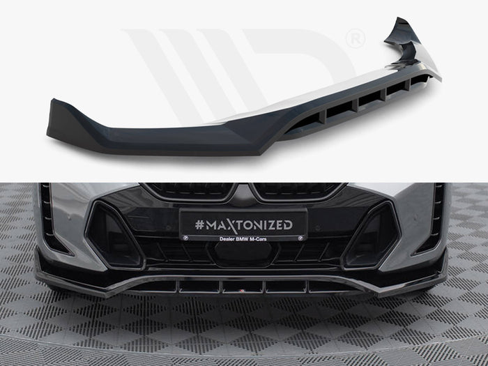 BMW X6 M-Pack G06 Facelift Front Splitter V.2 - Maxton Design