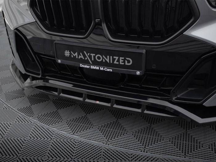 BMW X6 M-Pack G06 Facelift Front Splitter V.2 - Maxton Design