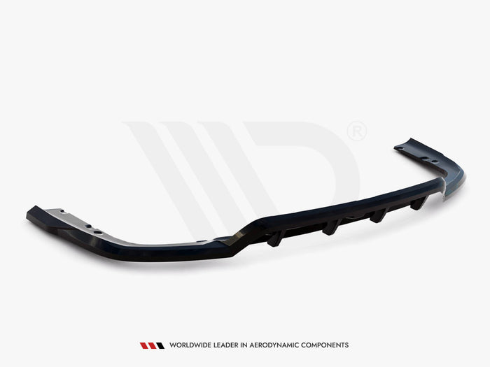 BMW X6 M-Pack G06 Facelift Central Rear Splitter (Vertical Bars) V.1 - Maxton Design
