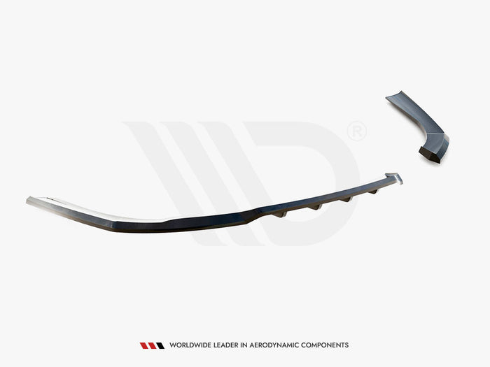 Kia Optima Mk3 Central Rear Splitter (Vertical Bars) - Maxton Design