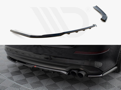 Kia Optima Mk3 Central Rear Splitter (Vertical Bars) - Maxton Design