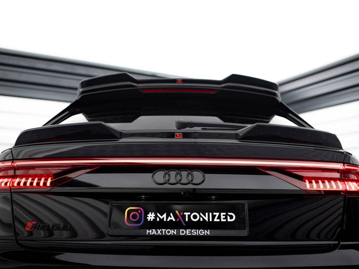 Maxton Design - Lower Spoiler CAP 3D Audi Q8 / RSQ8 / SQ8 / Q8 S-Line Mk1