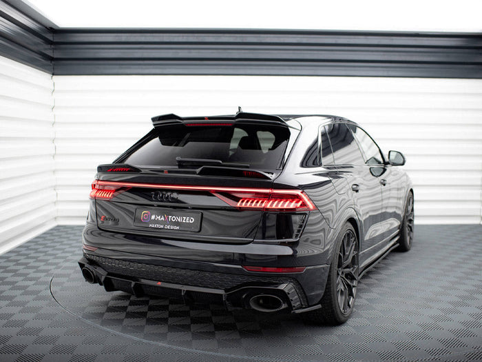 Maxton Design - Lower Spoiler CAP 3D Audi Q8 / RSQ8 / SQ8 / Q8 S-Line Mk1