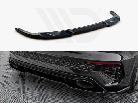 Audi RS3 Sportback 8Y Central Rear Splitter - Maxton Design