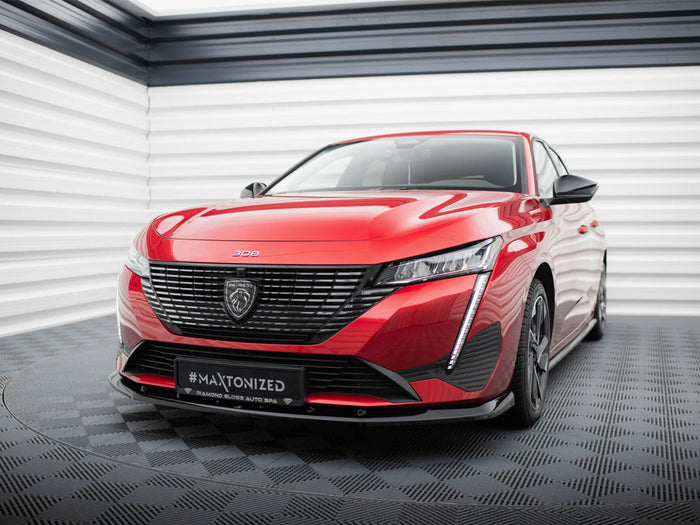 Peugeot 308 Mk3 Front Splitter V.1 - Maxton Design