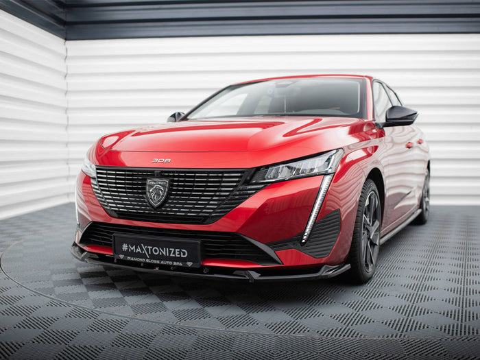 Peugeot 308 Mk3 Front Splitter V.2 - Maxton Design