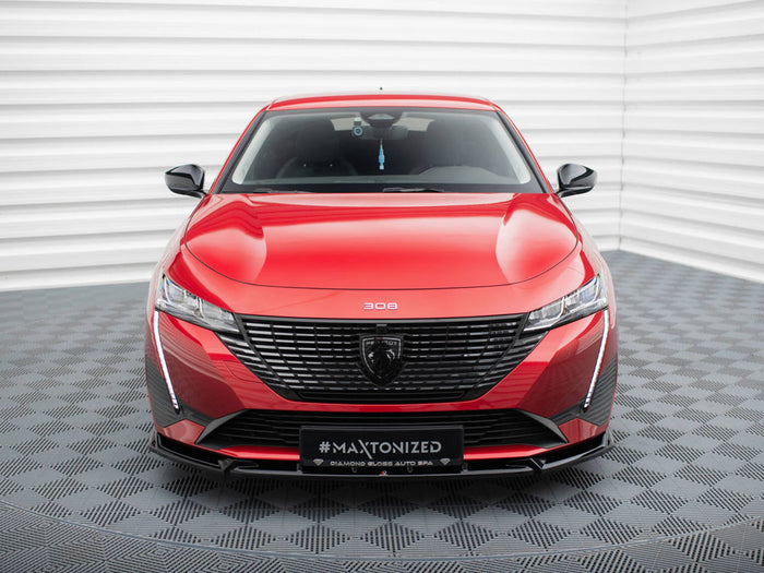 Peugeot 308 Mk3 Front Splitter V.2 - Maxton Design
