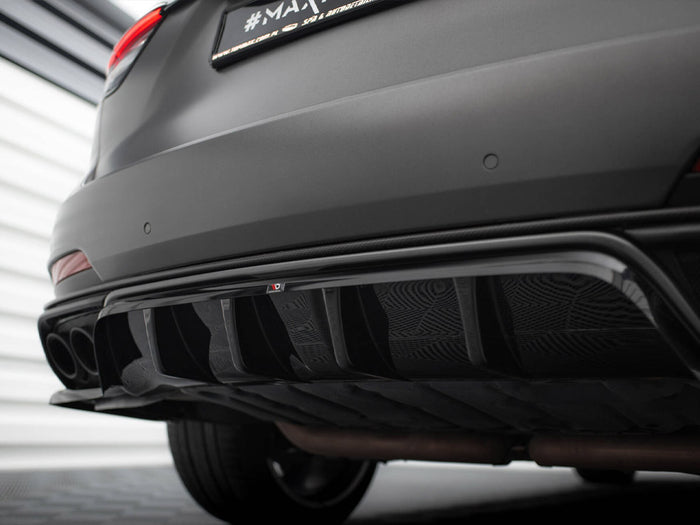 Maserati Levante Trofeo Mk1 Rear Splitter (Vertical Bars) - Maxton Design