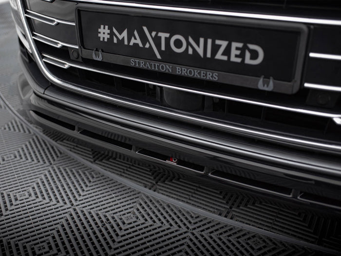 Audi A8 D5 Front Splitter - Maxton Design