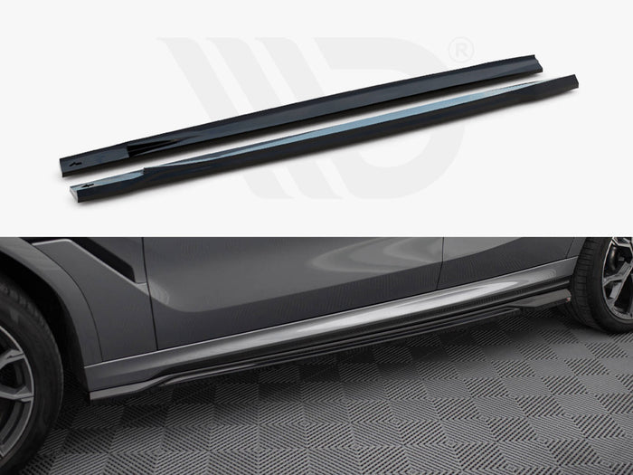 BMW X6 M-Pack G06 Facelift Side Skirts Diffusers V.1 - Maxton Design