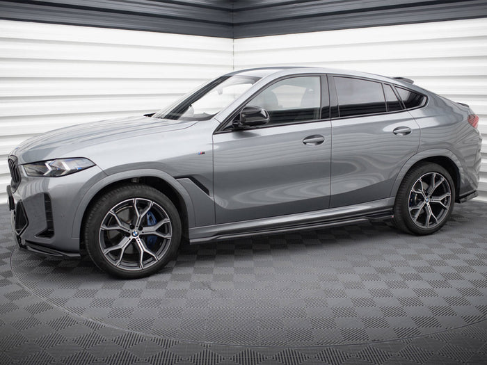 BMW X6 M-Pack G06 Facelift Side Skirts Diffusers V.1 - Maxton Design